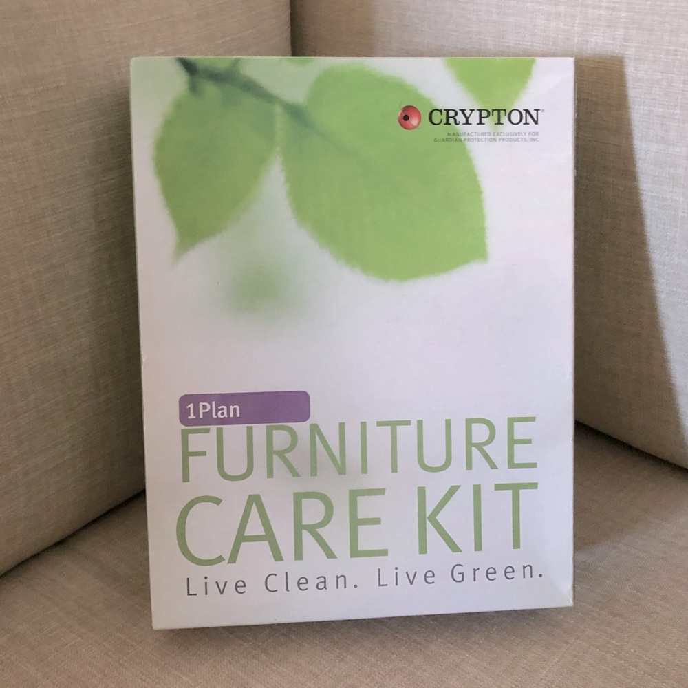 NEW! Furniture Care Kit Upholstery Stain Remover, Leather/Vinyl/Wood Cleaners